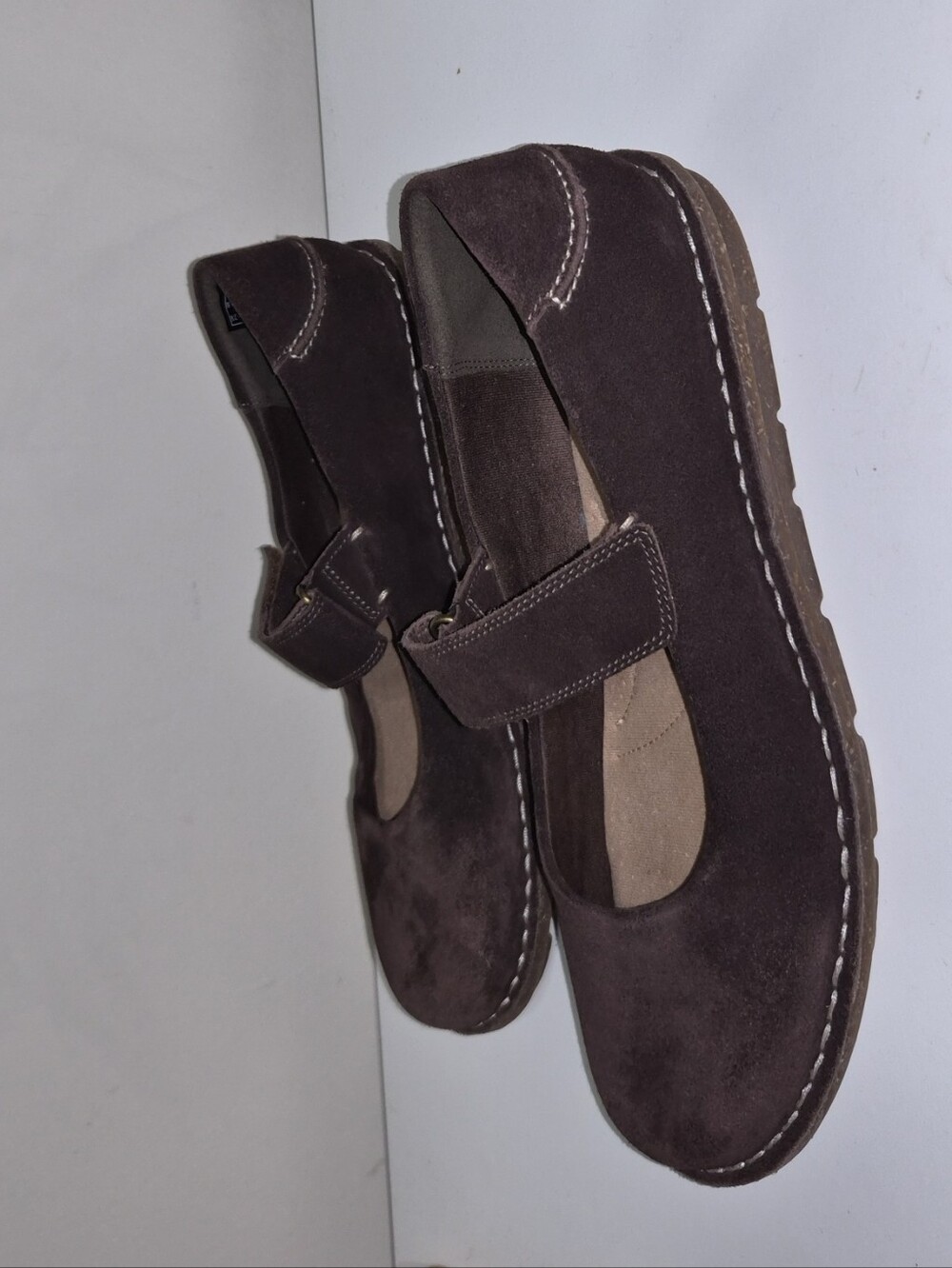 Suede Mary Jane Strap Clarks